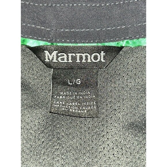 Marmot Sz LARGE Erika Shirt Gray Performance Fabric Button Up Hiking Outdoor EUC - Picture 9 of 12